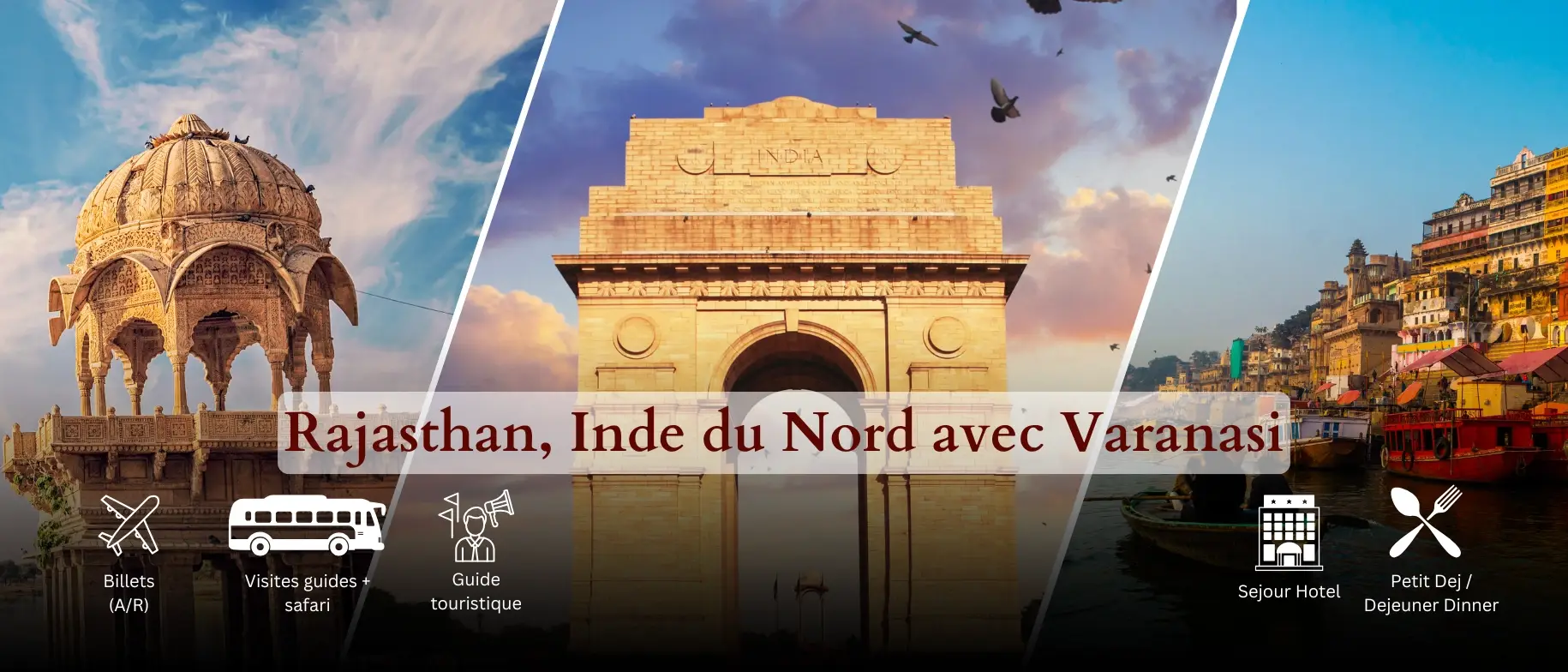 Inde du Nord avec Varanasi
